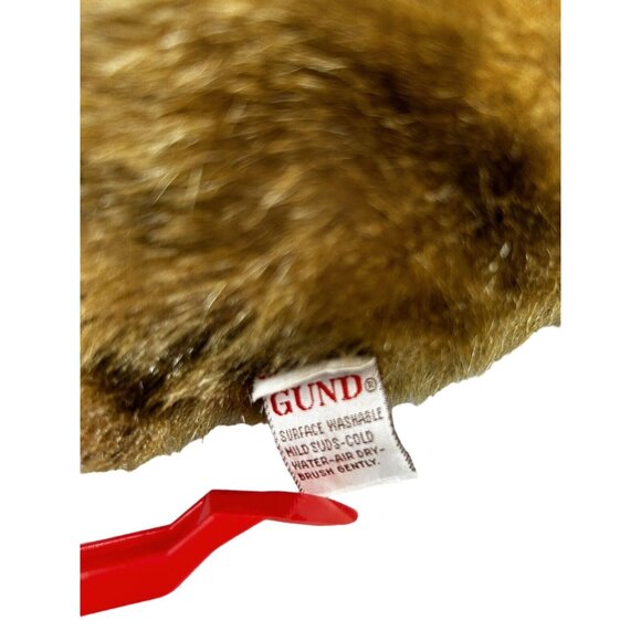 GUND Minky Teddy Bear Brown Jointed Plush 14" #6421 1999 Retired Faux Mink - Picture 5 of 6